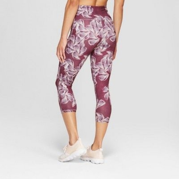 Champion Capri Legging, purple/red floral, S - Picture 2 of 6